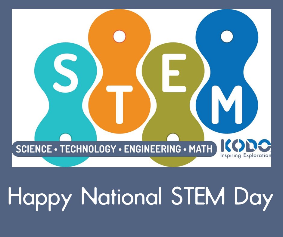 Happy National STEM Day! . . . #kodokids #kodokidsusa #stem #earlychildhood #playbasedlearning