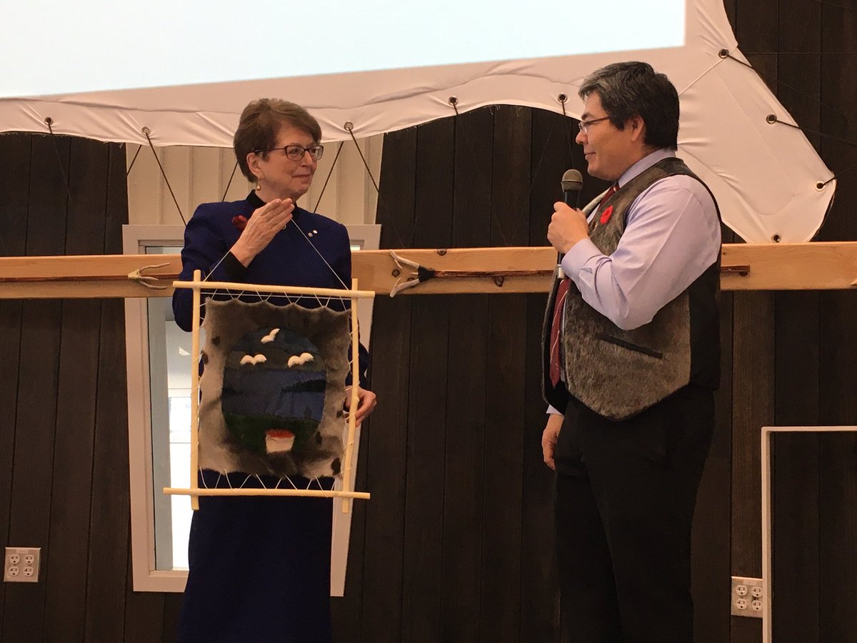 cath_andersen's tweet photo. It’s a big day! MOU signing for singular generational partnership between @MemorialU and Nunavut Arctic College https://t.co/oA9cI7R0h6