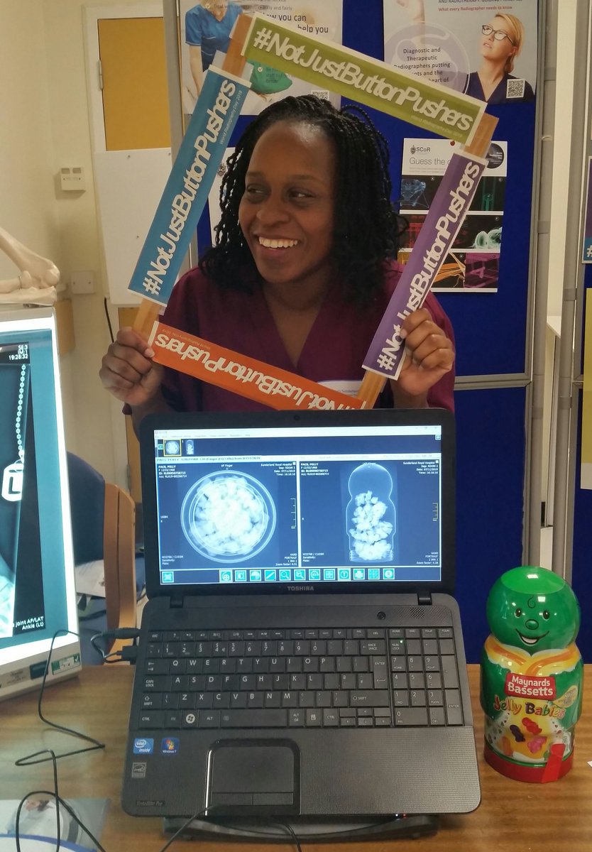 sweetportia1's tweet photo. CT, MRI, X ray's Ultrasound showing you there are many ways to diagnose a problem...Today's problem how many jelly babies are there in the bottle?? 🤔
#WRD2019 #NotJustButtonPushers https://t.co/BuyikWaICt