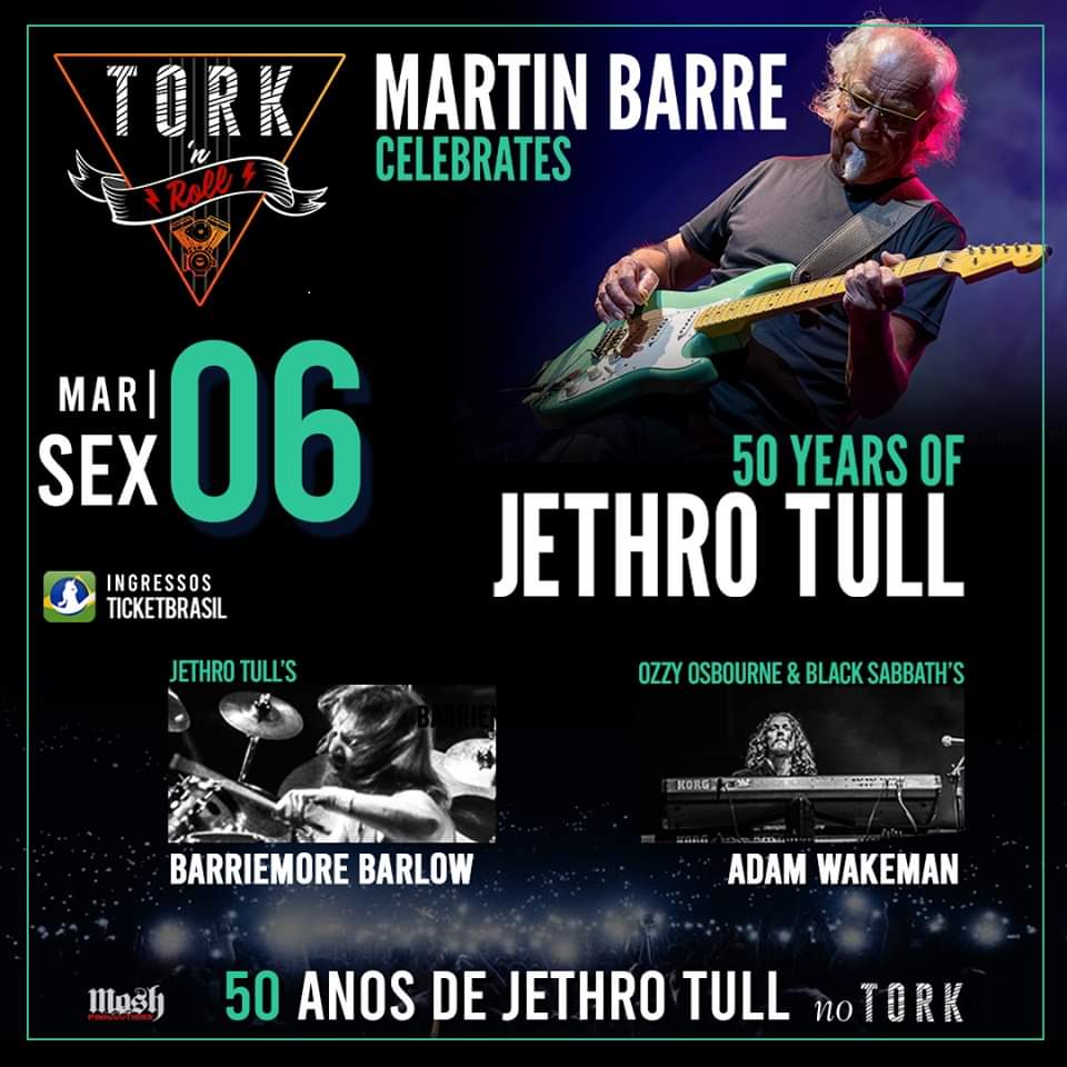 Fanzmosis Brasil (@fanzmosis) on Twitter photo <a href="/Wakemanofficial/">Adam Wakeman</a> Confirmada mais uma data da turnê "Martin Barre Celebrates 50 Years Of Jethro Tull" no Brasil.
Convidado especial:
Adam Wakeman
SEX, 6 DE MAR DE 2020 ÀS 19:00
Jethro Tull no Tork 'n Roll · Curitiba, Paraná. <a href="/Wakemanofficial/">Adam Wakeman</a> Confirmada mais uma data da turnê "Martin Barre Celebrates 50 Years Of Jethro Tull" no Brasil.
Convidado especial:
Adam Wakeman
SEX, 6 DE MAR DE 2020 ÀS 19:00
Jethro Tull no Tork 'n Roll · Curitiba, Paraná.