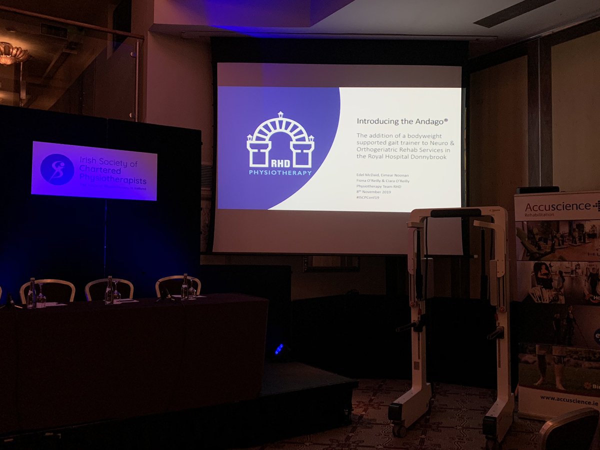 The stage is set at #ISCPConf19 for our team <a href="/RoyalDonnybrook/">Royal Hospital Donnybrook</a> podium presentation. Join us in the Carlisle room at 11-12 today to hear all about our experience to date with the Andago machine. <a href="/_ISCP_/">ISCP</a> #technologyinfluencingpractice