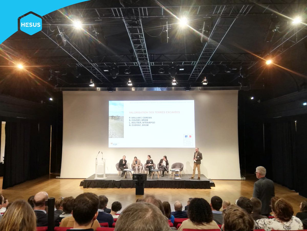 Hesus_Group's tweet image. Aujourd'hui, deux #Hesussiens  se trouvent à la @ciup_fr   pour la « Journée Technique d’information et de retour d’expérience de la gestion des sites et sols #pollués » organisée par le @BRGM_fr en concertation avec le #MTES !