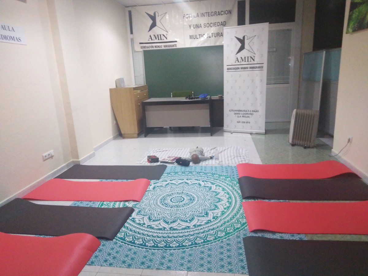 Todo preparado para la segunda sesión del curso de #masajes para #bebes