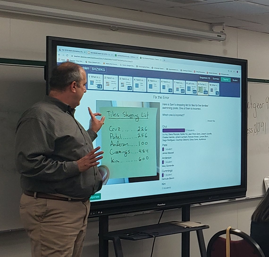 LisaPizzuto's tweet image. LDNE teachers @LDNESchools are learning #visualpatterns @fawnpnguyen, Routunes for Reasoning @GraceKelemanik @AmyLucenta, Coherence Map @achievethecore, Making Number Talks Matter @stenhousepub, & @Desmos! Thanks teacher leaders @BloomtasticMath & @JohnZwiers for facilitating!