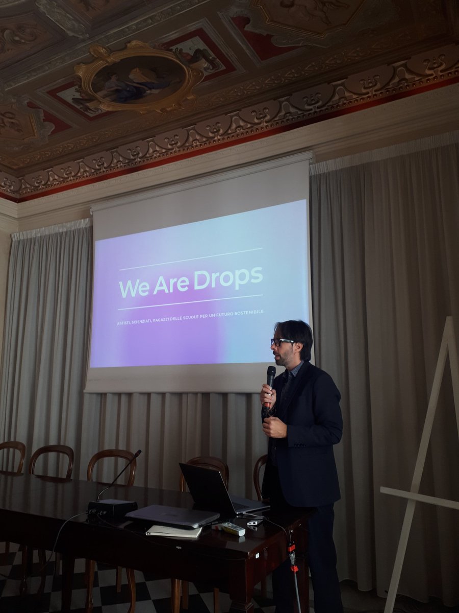 Artist <a href="/giuseppelaspada/">giuseppe la spada</a> introducing his project #WeAreDrops. 
Plastic pollution of the seas at the core of its artistic production and personal mission at #FOR2019.

A drop with a drop are not two drops, they are a bigger drop. All together we are a wave.