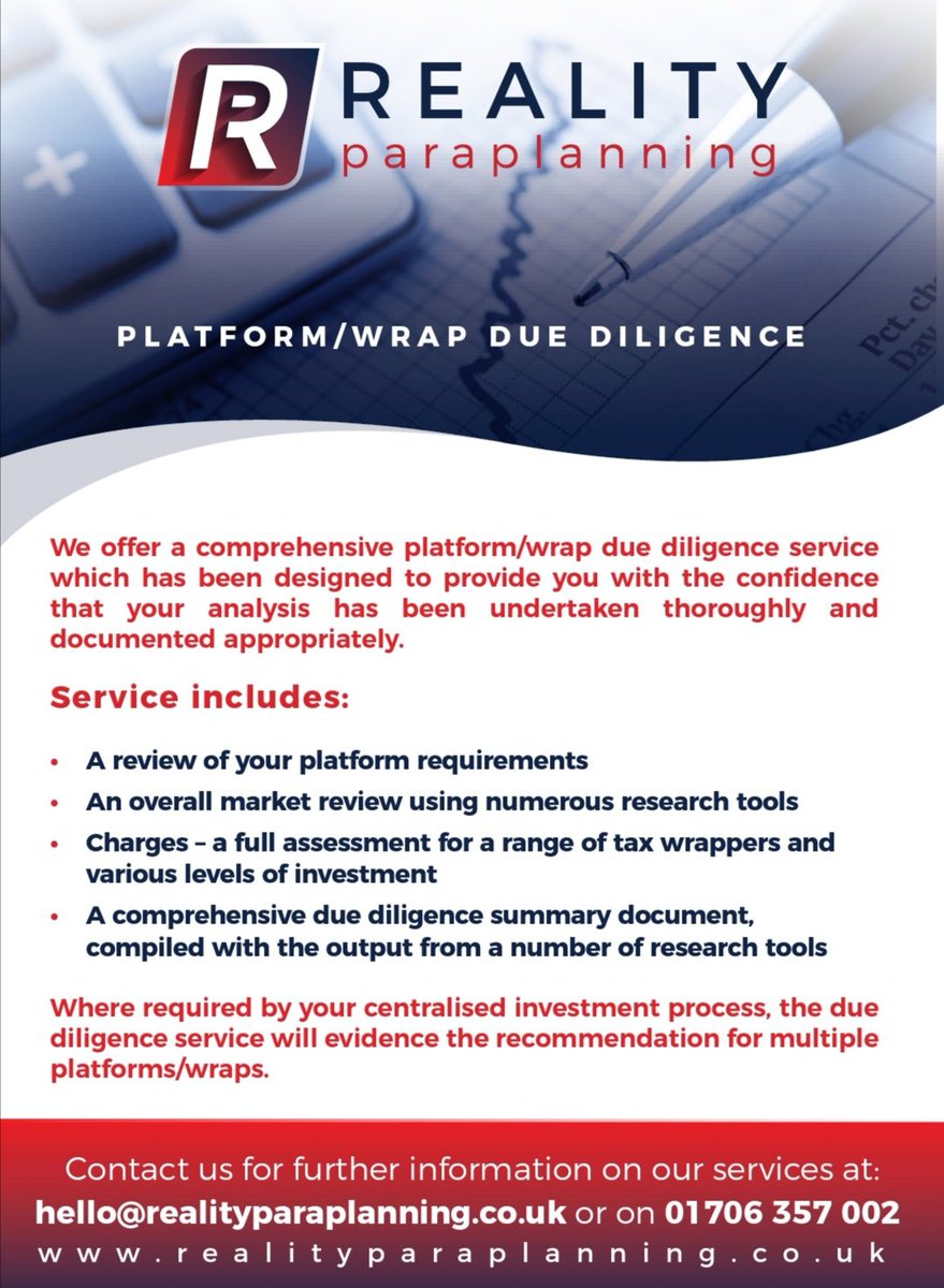 Are you in touch with Reality? #duediligence #paraplanning