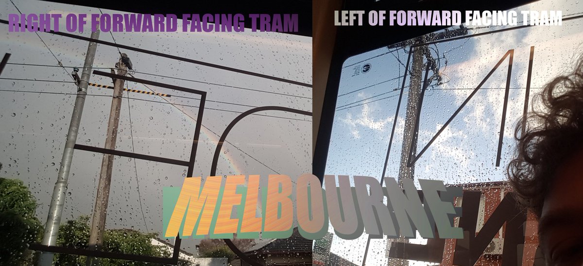 tigeri6's tweet photo. Was sitting on the 11 in Northcote and look slowly.... side to side.
#spring #melbourneweather #bomvic #yarratrams @AusWeatherForum @yarratrams https://t.co/4OoRe38jcf