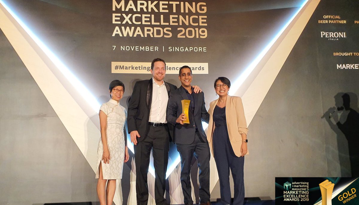 CognitoAsia's tweet photo. Cognito APAC is proud to announce that we clinched a gold trophy at the Marketing Excellence Awards for search marketing! Congratulations to the team 👍

#marketingexcellenceawards #searchmarketing https://t.co/sGamZ3RayT