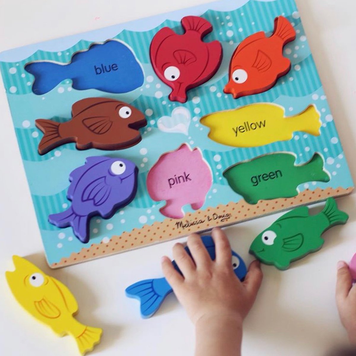 The <a href="/MelissaAndDoug/">Melissa & Doug</a> Colorful Fish Chunky Puzzle with 8 easy-to-grasp, extra-thick puzzle pieces in a vibrant rainbow of colours is a perfect puzzle for toddlers!

janieandjoe.com/store/melissa-…

#janieandjoe #toystoremalaysia #malaysia
#melissaanddoug #melissaanddougmalaysia
#puzzles
