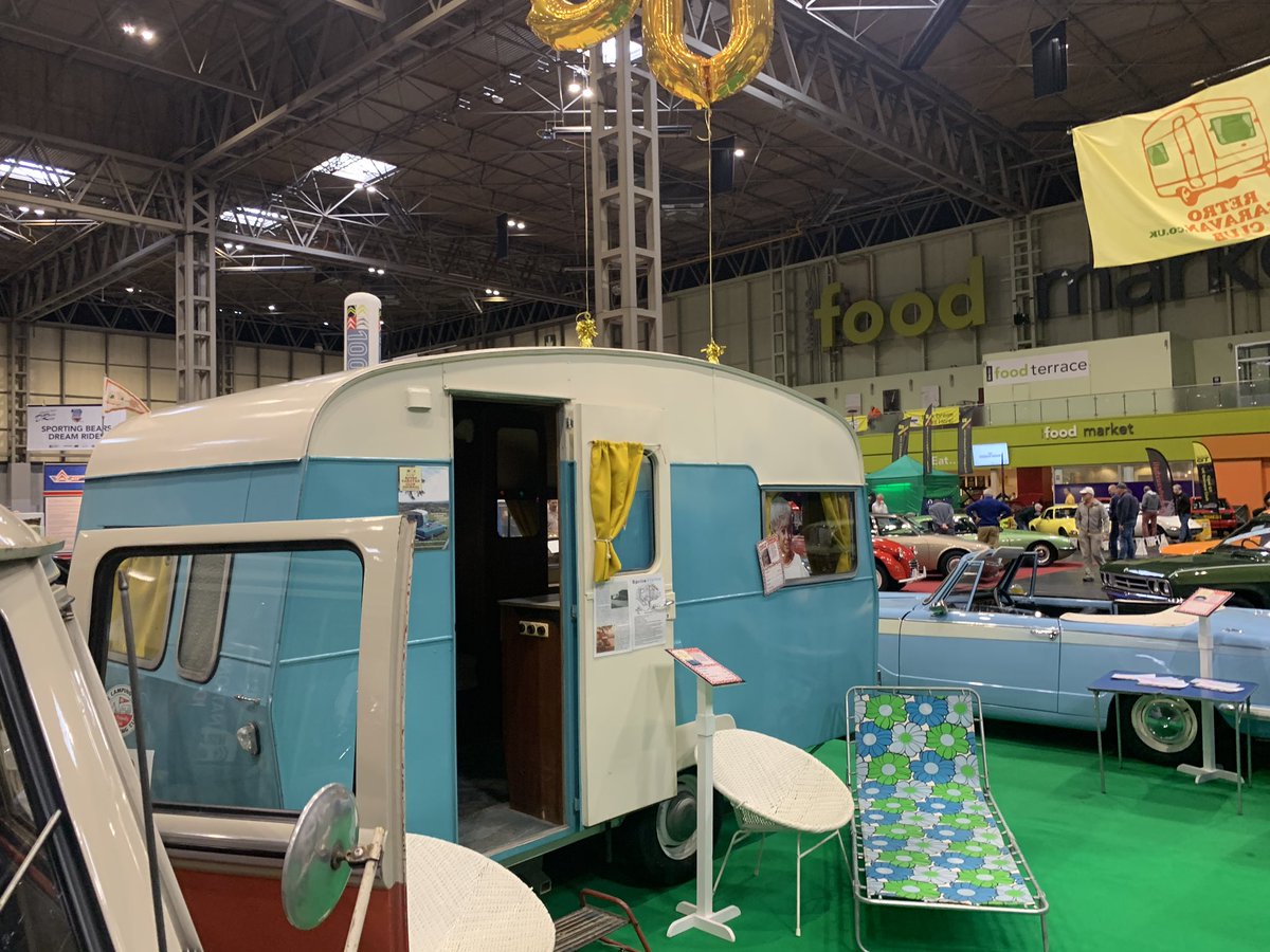 Plenty of retros at classic motor show NEC. Come pick up free magazines at our stand Hall 2 stand 295.