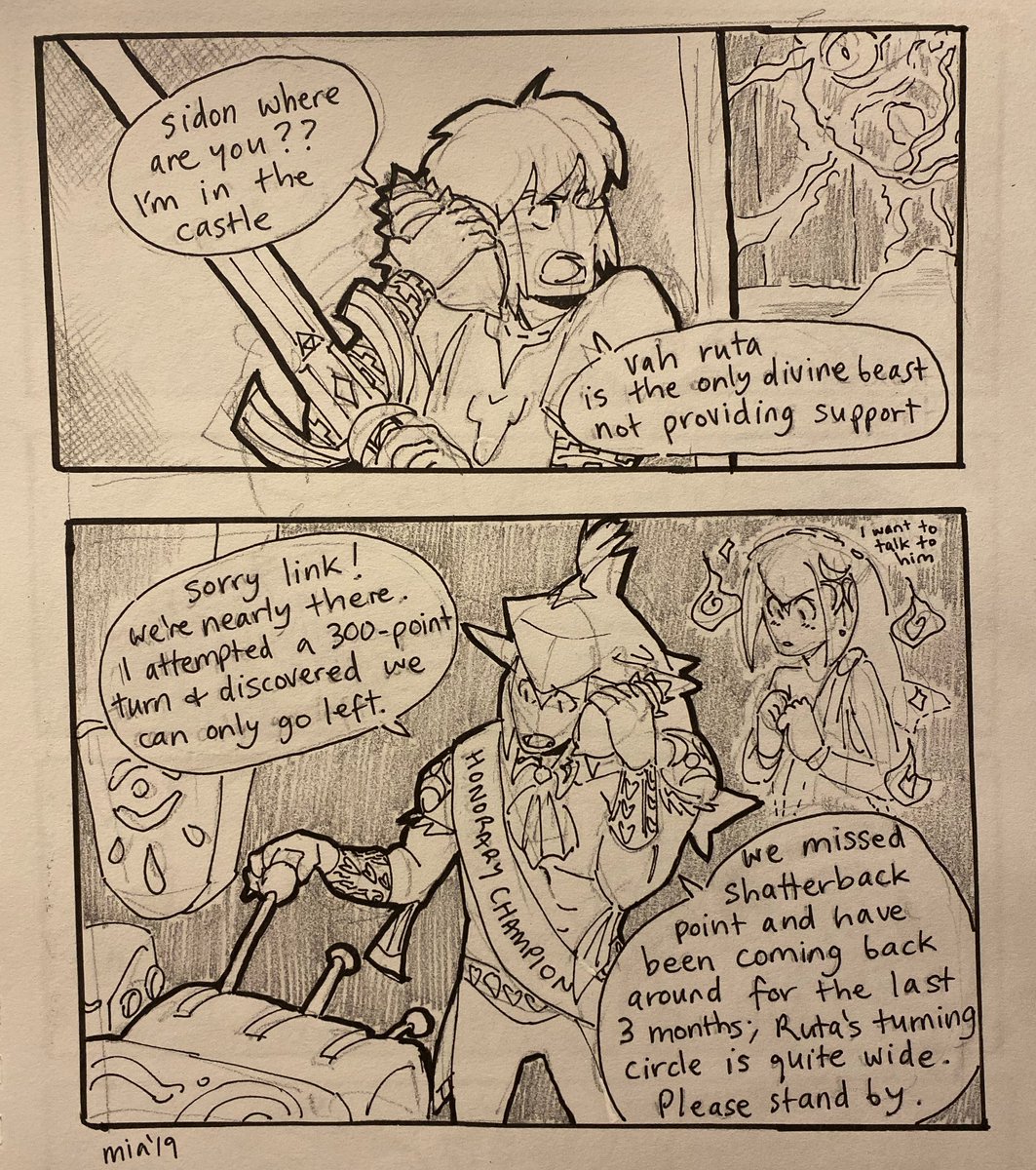 #botw #loz I love writing dumb dialogue 