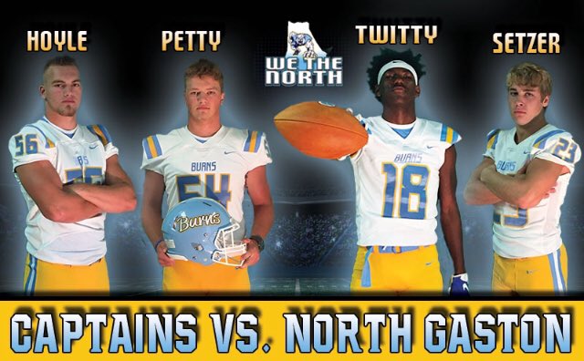 burns_football's tweet photo. It’s Game Day! Maddog Captains for Senior Night at RGS: @hoyle_landon @CodyPetty6 @KasenTwitty @AustinSetzer3 Let’s Go! #MaddogPride🐾 #WeTheNorth https://t.co/1Xjd55Mbko