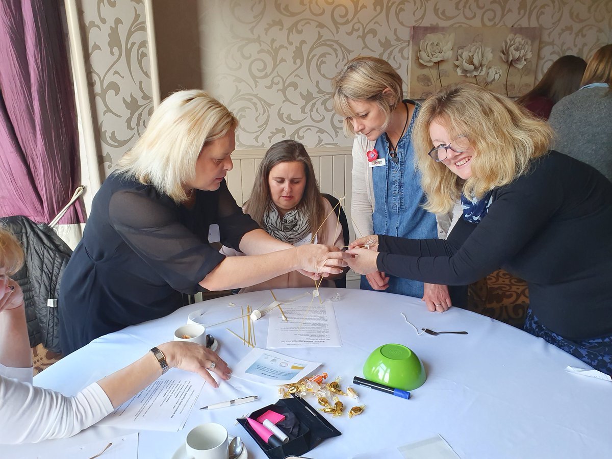 CorinnaRob's tweet photo. What can be done when you work together, team building in Aberdeen Chas@Home, Volunteer Development Services  Fund Raising and Family Support, excellent creative teams, @supportCHAS @DaveGKerr https://t.co/lXYwj43hak