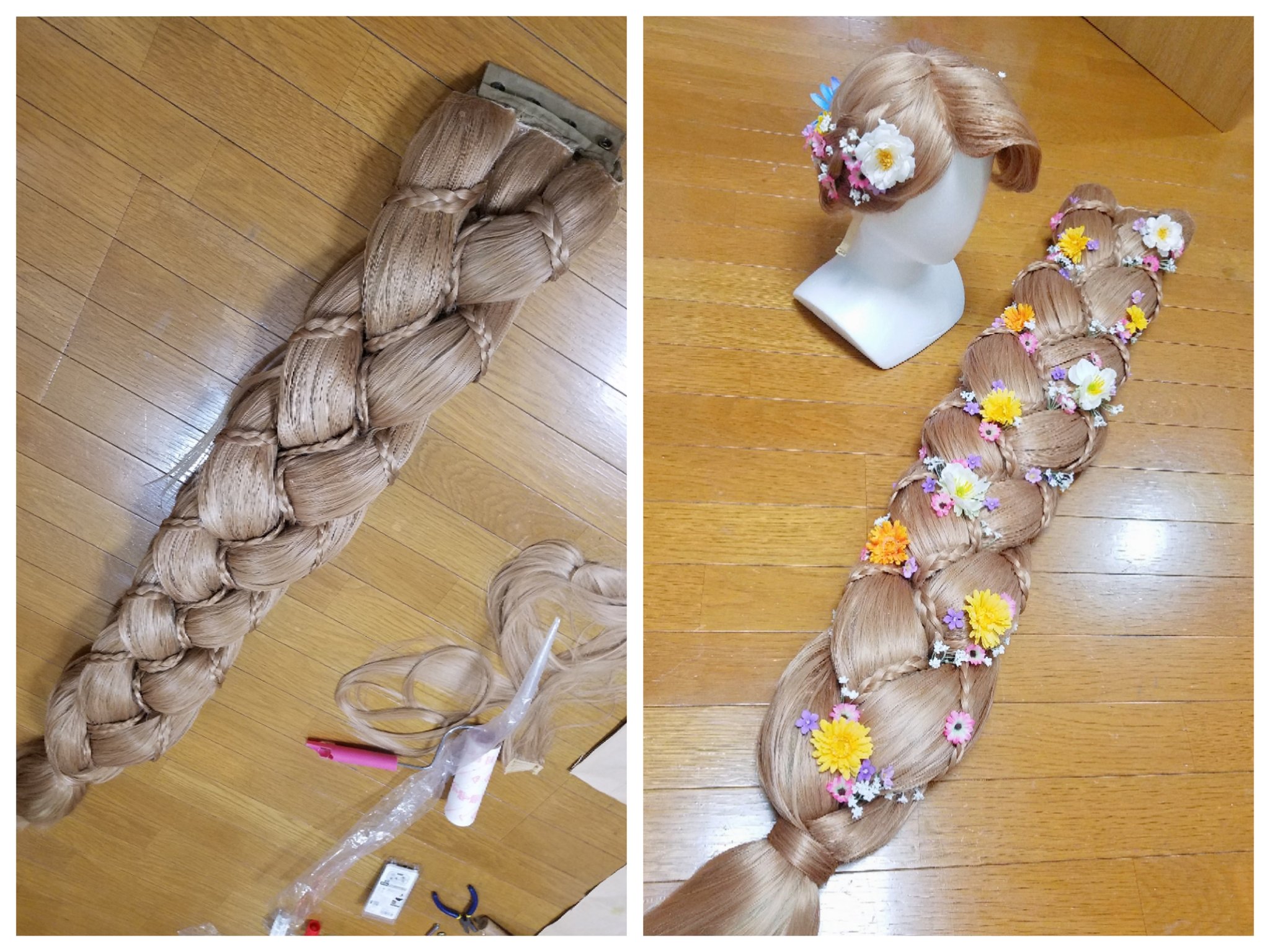 塔の上のラプンツェル ラプンツェル ウィッグ (150cm