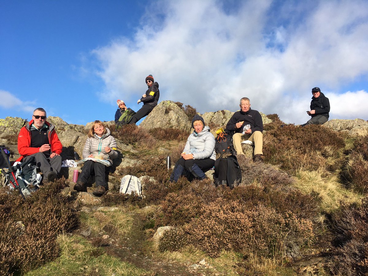 Debnicefm's tweet photo. Fundraising for @ICR_London #climboflife - fabulous weather on the fells! #LakeDistrict https://t.co/TWg8J4Gd2p