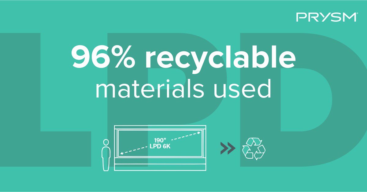 PrysmLPD's tweet image. Our LPD screens have a very low carbon footprint. It&apos;s true that we use as much power as your coffee maker machine.

Learn More - prysm.com

#EcoFriendly #BoardroomSolutions #CollaborativeScreen #Interactive #Conferences #LargeFormatDisplays #SeamlessDisplay