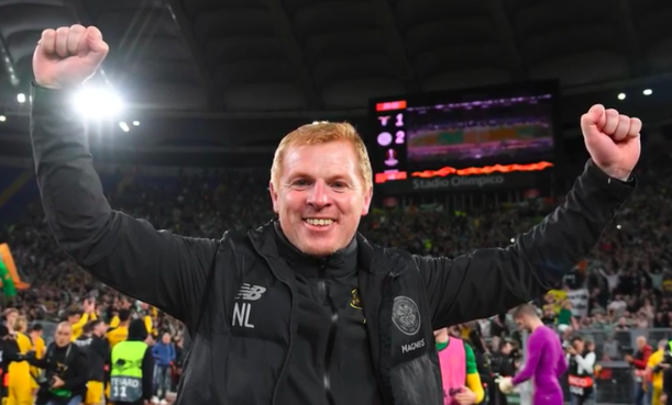 FenianBushido's tweet photo. Something about Neil Lennon awakens Celtic. Beyond technical &amp; tactical.

He symbolises &amp; embodies our migrant forefathers &amp; their struggle against anti-irish racism.

He simplifies things for players. He naturally bridges the fan player gap.

More than anyone, he deserved that🍀 https://t.co/3nO6SSEKLz