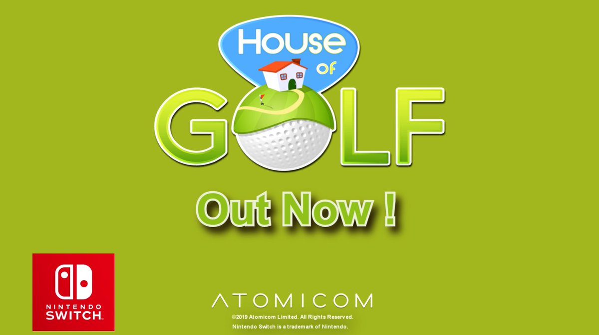 Its here!!! Our studio is proud to have #HouseOfGolf out today on the #NintendoSwitch via the #NintendoeShop !

Let us know how you feel about the game and show off some of your best trick shots!  

nintendo.co.uk/Games/Nintendo…

#Minigolf #Gamedev #IndieDev #Atomicom #VideoGame