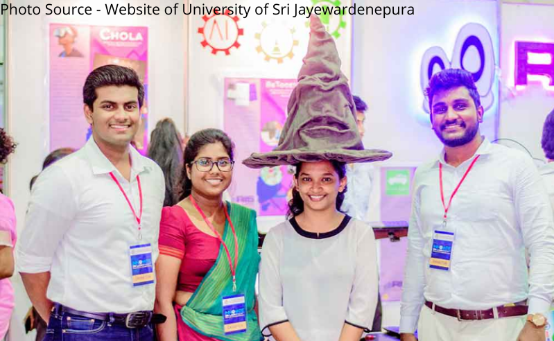 UNSriLanka's tweet photo. Innovation is key to achieving the #SDGs. An invention by undergrad students from Uni of Sri J’pura’s uses brain wave interface to detect wave patterns for medical and scientific purposes, bringing to life the #HarryPotter Sorting Hat. https://t.co/hyE5cal9pD 
#PiertotumLocomotor https://t.co/03LkjFQadP
