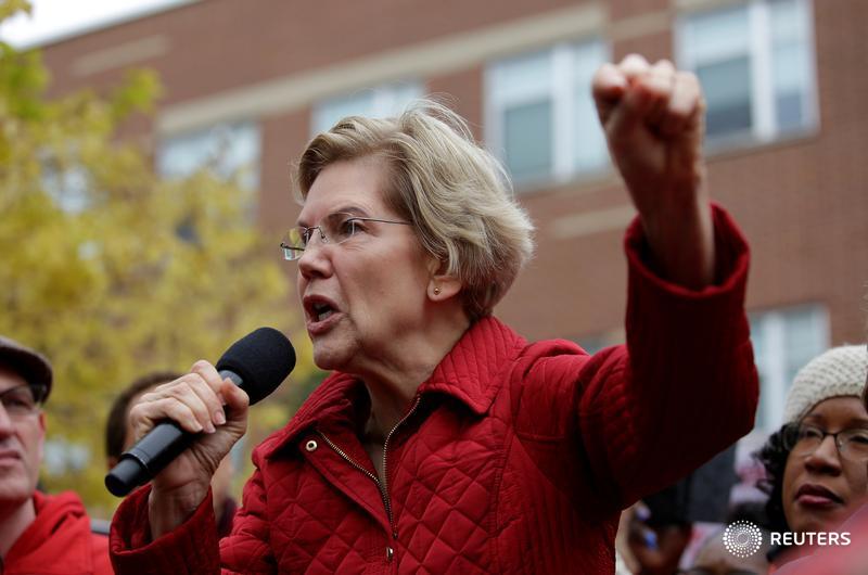ReutersBiz's tweet photo. Wall Street investors slam Warren's policies https://t.co/ZaMLCzQKXM by @trhunnicutt #ReutersSummits https://t.co/Q4f1hB3Vk8
