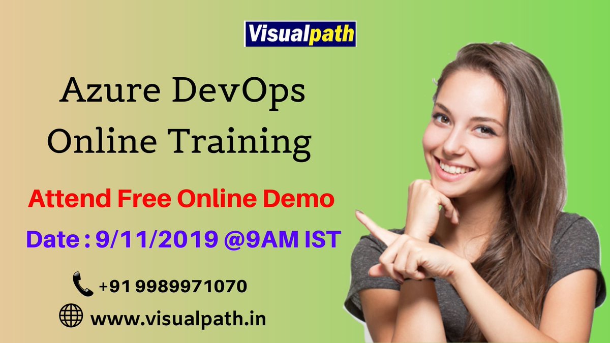 VisualpathPro's tweet image. #AzureDevOps Online Training Course by #Visualpath Training Institute. Attend a Free Demo Class on 9th November, 9AM IST
Visit the Online Demo session link: bit.ly/AzureDevOps-de…
For More Information
Call us: +91 9989971070
Email: online@visualpath.in
#Azure_devops #Rajinikanth