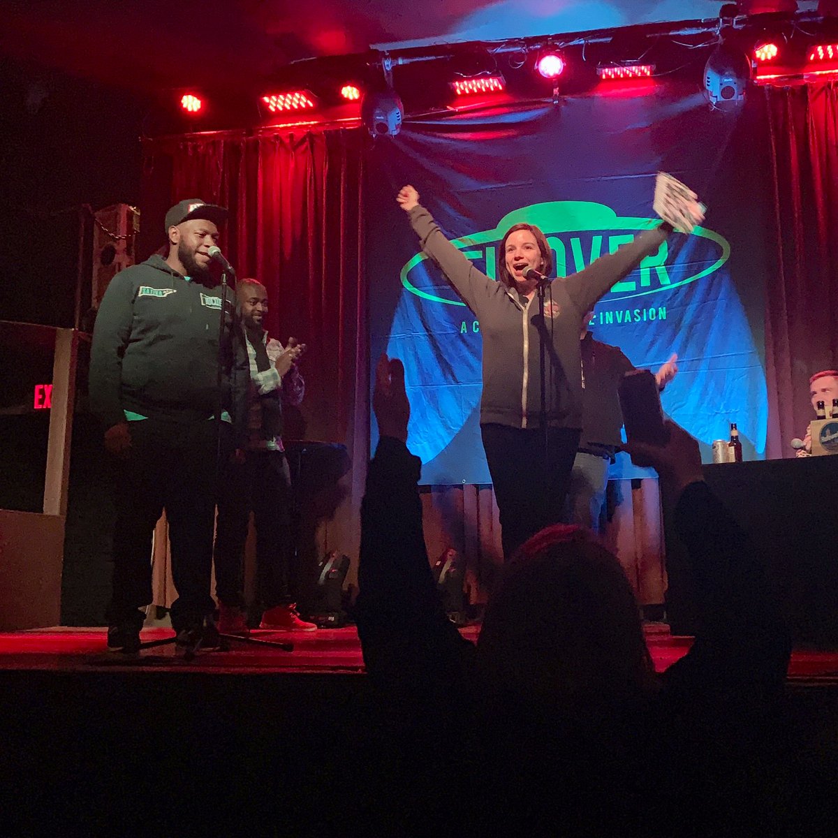 midcoastmedia's tweet photo. Champion #TargetPractice at @FlyoverComFest 2019 @angelamarie85 #FCF19 #stl #roast https://t.co/tLFgzPY2RJ