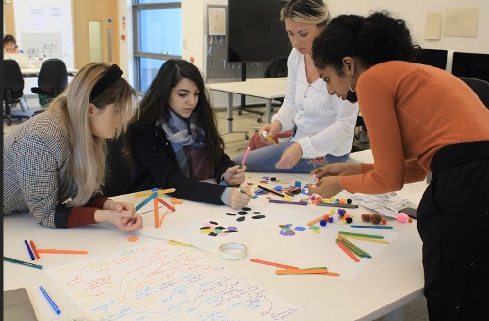 lucy_a_mcinally's tweet photo. Inspired by @GlassHouseCLD #IntergenerationalDesign workshop that I attended, I facilitated my own discussion platform @GSofA around three themes - children’s creative freedom, tackling loneliness and finding sustainable food source...here is the result of the #CoDesign activity! https://t.co/tf66mB5MP0
