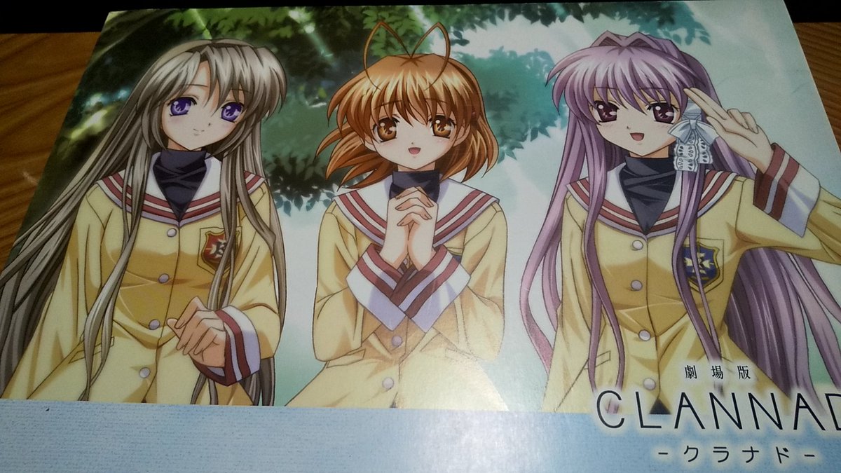 KEY20周年記念書き下ろしイラスト複製原画CLANNAD