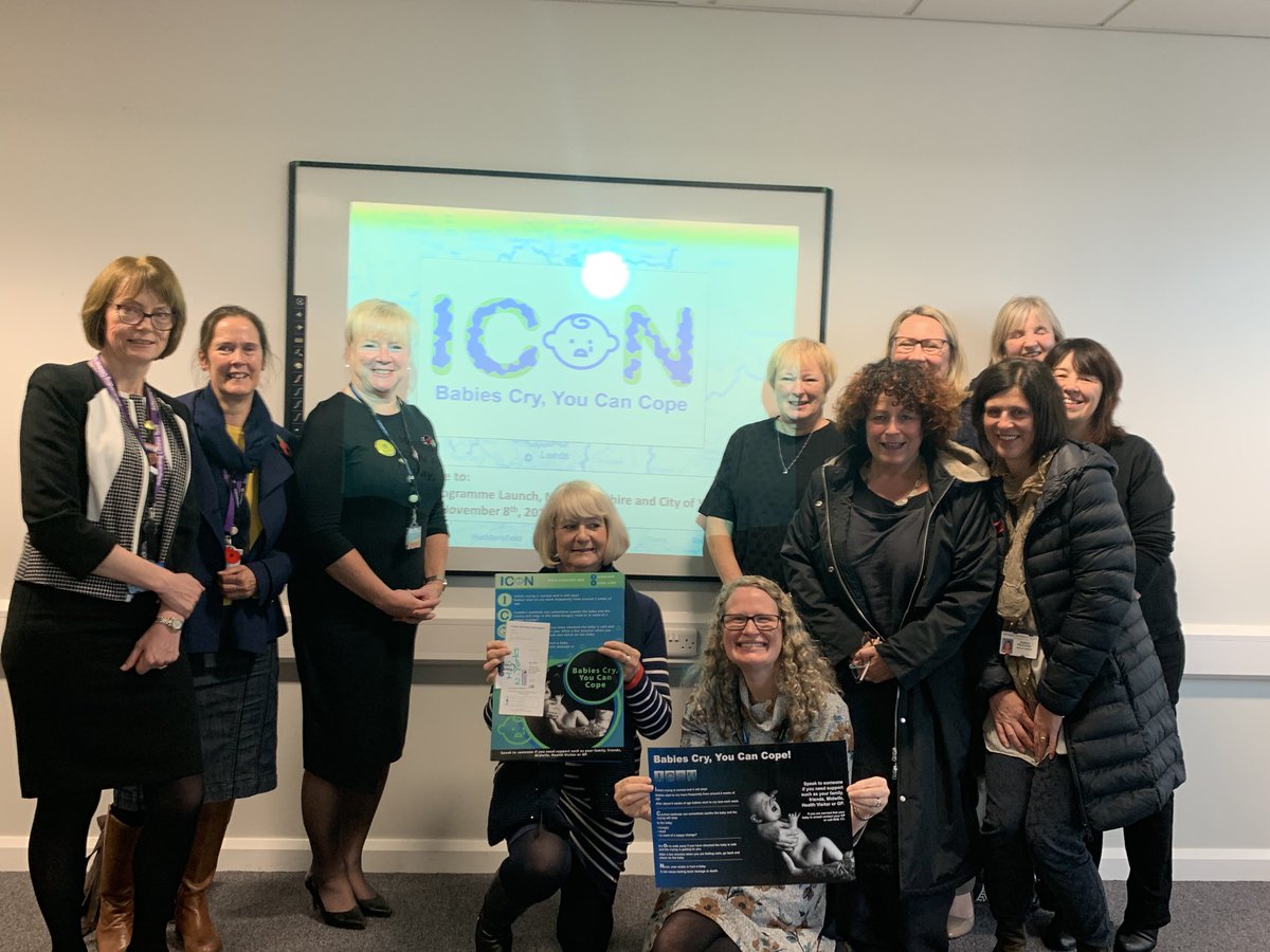 A huge thank you to the NYY Designated nursing team for launching ICON across NYorks and York. Getting the message out to new parents Babies Cry You Can Cope. Fantastic to see so many HDFT colleagues supporting this <a href="/RChillery/">Richard Chillery 🏳️‍🌈</a> <a href="/HDFTSafeChild/">HDFTSafeguardingChildren</a> <a href="/HDFT0TO19/">HDFT 0-19 Services</a> <a href="/steve_r76/">#hellomynameis Steve (he/him) 💙</a> #icon