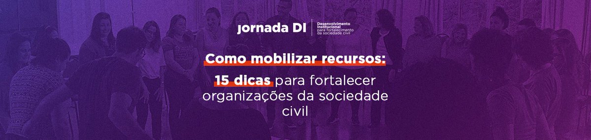 Quer construir uma cultura de mobilização de recursos em sua organização?
#dica1 :: Diversifique as formas de captar recursos: mobilize diferentes fontes (editais, empresas, pessoas físicas).

#15dicas da consultora Helena Rondon no site do #icom

encurtador.com.br/aeor0