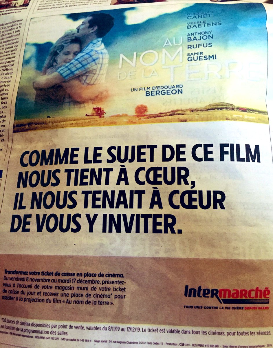 nsartec's tweet image. J’ouvre mon journal local et 🤢🤮je suis choqué ! @intermarche la vie des agriculteurs vous tient à cœur? votre slogan est « tous unis contre la vie chère » et vos marges sont faites sur leurs dos ! L’ironie à ses limites! @Dauvers70 @vandaele_sa @ChLambert_FNSEA