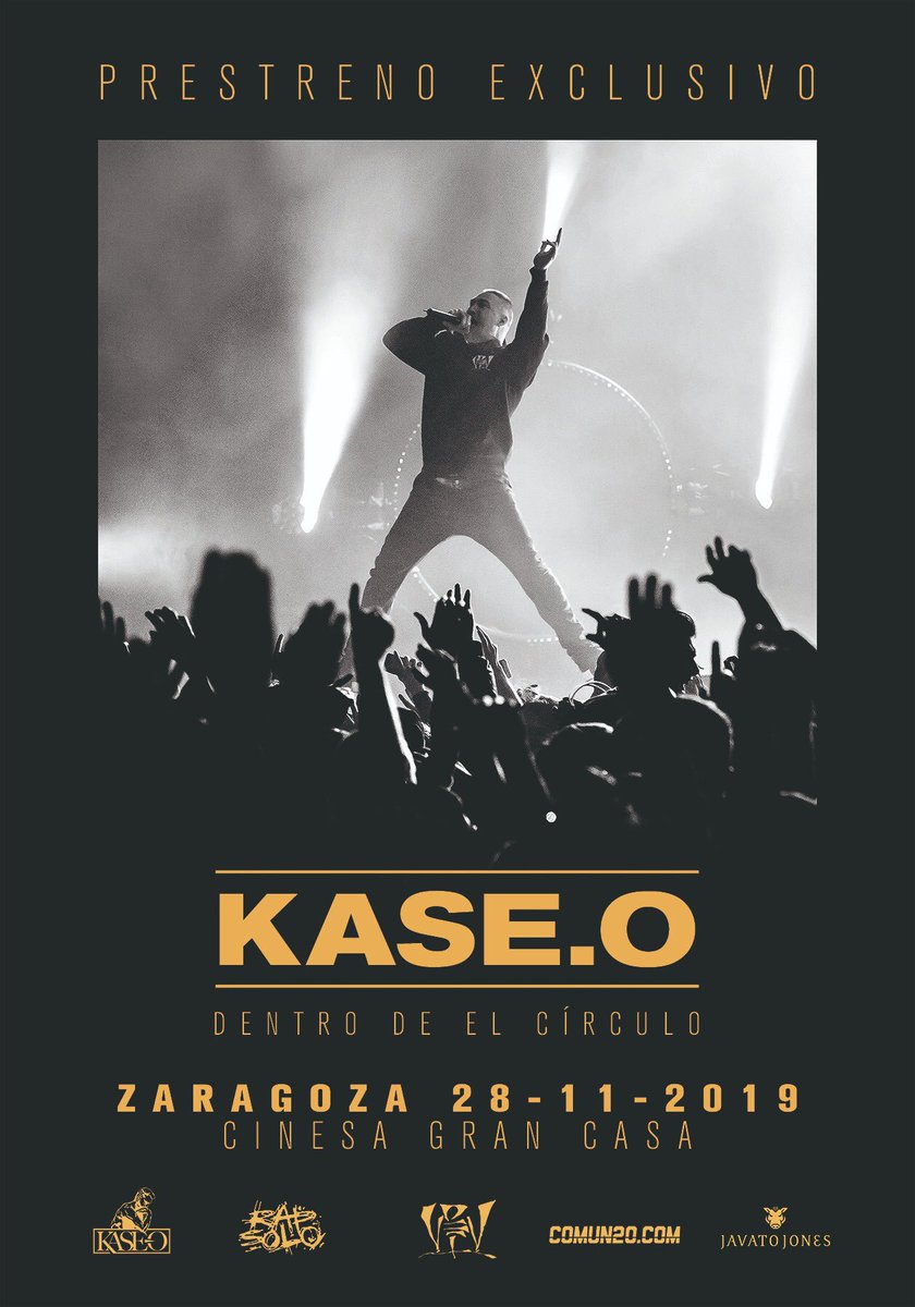 Kase O On Twitter Zaragoza Os Lo Prometimos Pre Estreno Del Documental Dentro De El Circulo Sean Bienvenidos A La Premier En Cinesa Gran Casa El 28 11 200 Entradas A Vuestra Disposicion Para