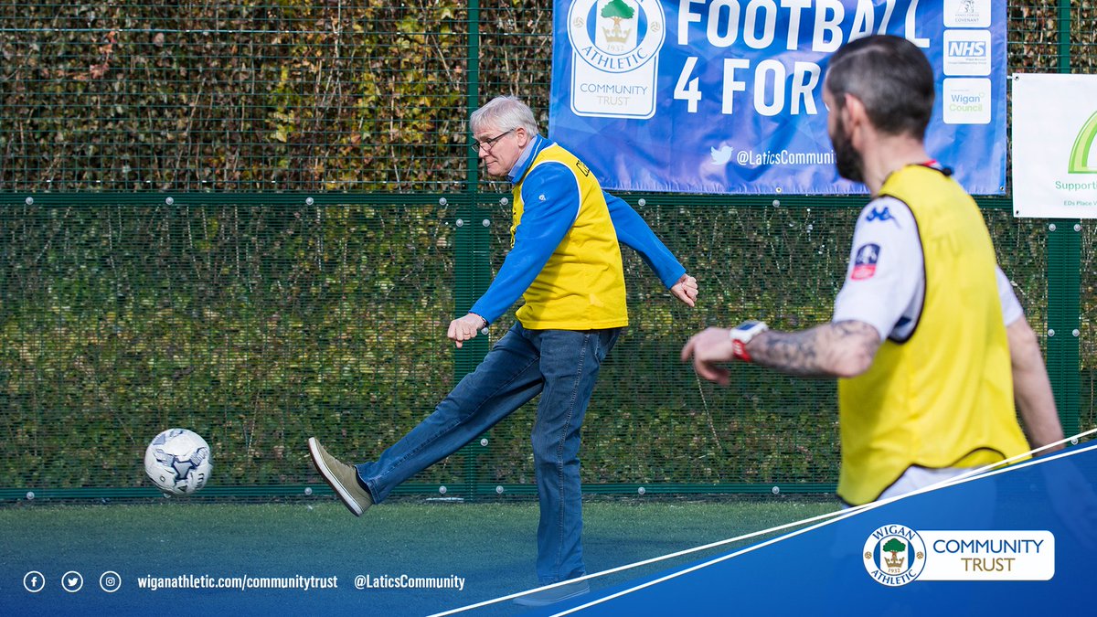 LaticsCommunity's tweet photo. ๐ Latics continue to support the @wiganafhq with its #Football4Forces programme.
๐ The programme aims to improve health, wellbeing and social isolation of current and former armed personnel.
๐ https://t.co/eT9zqgm0tJ
#ArmisticeDay | #wafc ๐ตโช๏ธ๐ https://t.co/gS7xmS8e8q