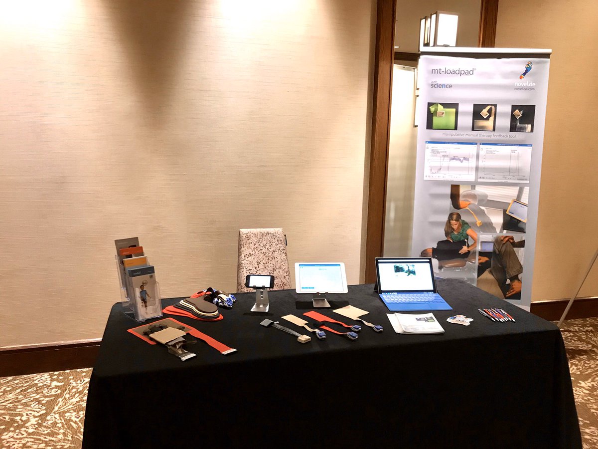 novel_USA's tweet photo. Happy to be sponsoring the Interprofessional Collaborative Spine Conference here on Pittsburgh! Come learn about our #loadpad and it’s use in assessing force production during manual therapy tasks. #ICSC @ACAtoday https://t.co/8POrSlcO5O