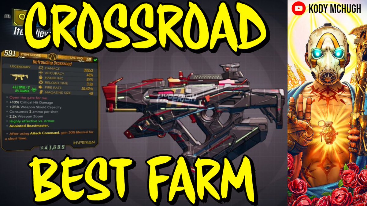 YTConnected's tweet photo. CROSSROAD #Borderlands 3 Legendary Weapon Guide Best Farm Location *BEST SMG*

https://t.co/bV8cnhmVfX

Need more #Borderlands3 guns? of course you do! Here's arguably the best SMG 🔥😈🔥

❤️🔥THANK YOU FOR 690 SUBS YOU AMAZING HUMANS🔥❤️ https://t.co/Z9GWJIaZjC