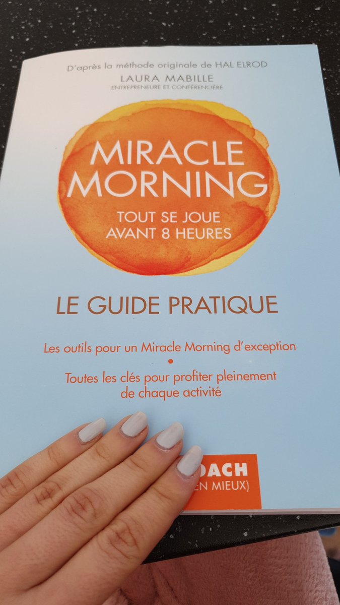 Hello <a href="/lauramabille/">Laura Mabille</a>, je suis Laurianne Bertho et je commence ton livre pratique #miraclemorning  🤗