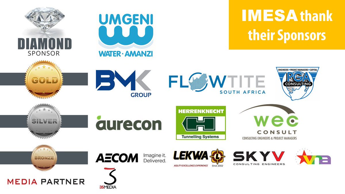 imesa_za's tweet photo. #IMESA2019 We would like to thank all our Sponsors, Exhibitors and Delegates for a very successful 2019 Conference. Without you, success would not be possible! https://t.co/S8HzmePDD0