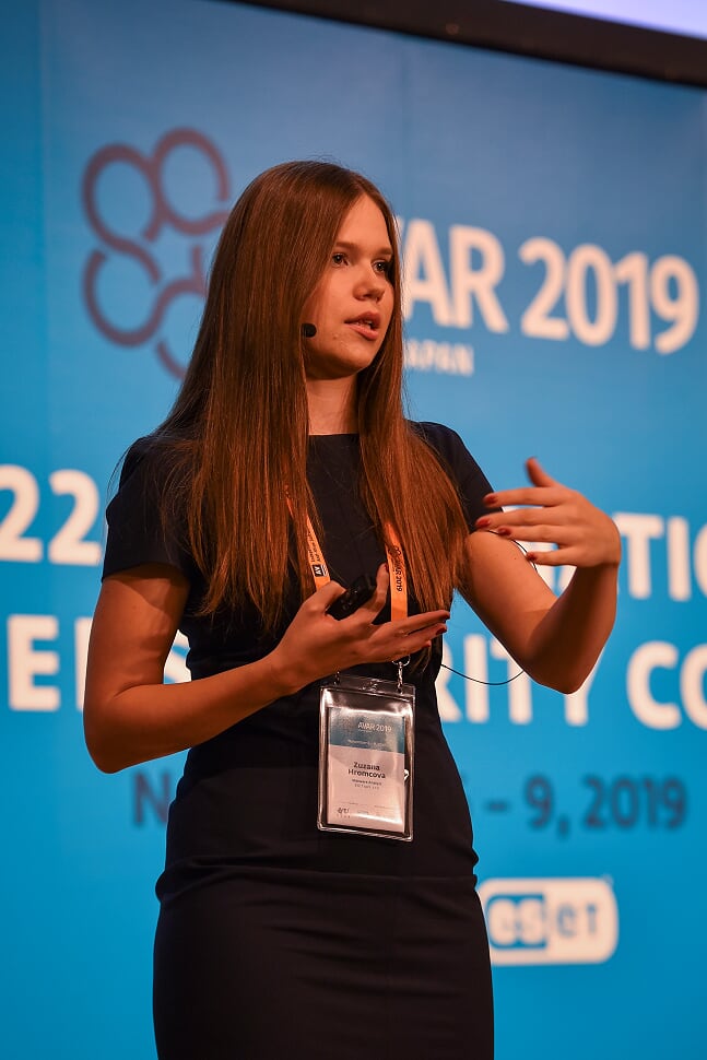 ESETresearch's tweet photo. @zuzana_hromcova embarked on quite a speaking tour with her research into Attor, a newly discovered espionage platform. Most recently, she shared her findings at #AVAR2019. Read the full #ESETresearch here: https://t.co/rYQCMLk8eY https://t.co/ESfxzTulmd