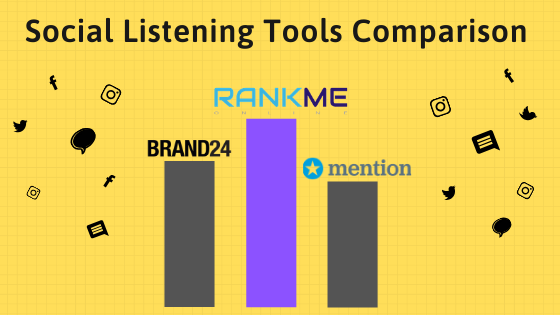 RankmeO's tweet photo. Not being able to choose the best #sociallistening tool that would meet your requirements? This detailed comparison has your answer! Check it out.
https://t.co/pKoFYNVh9s
#sociallisteningtools #socialmediamonitoring #rankmeonline #happymonitoring https://t.co/hTqTBX7qTX