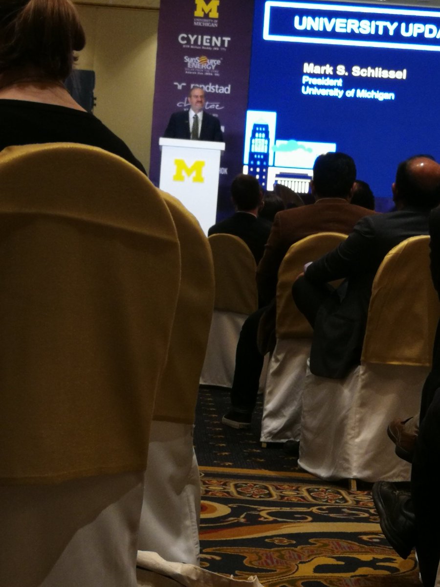 The world is increasingly globalized and we need a broader perspective and students from around the world coming together provide that. Having diversity in groups leads to more interesting solution. - #umich president Mark Schlissel <a href="/umCSAS/">Center for South Asian Studies</a>