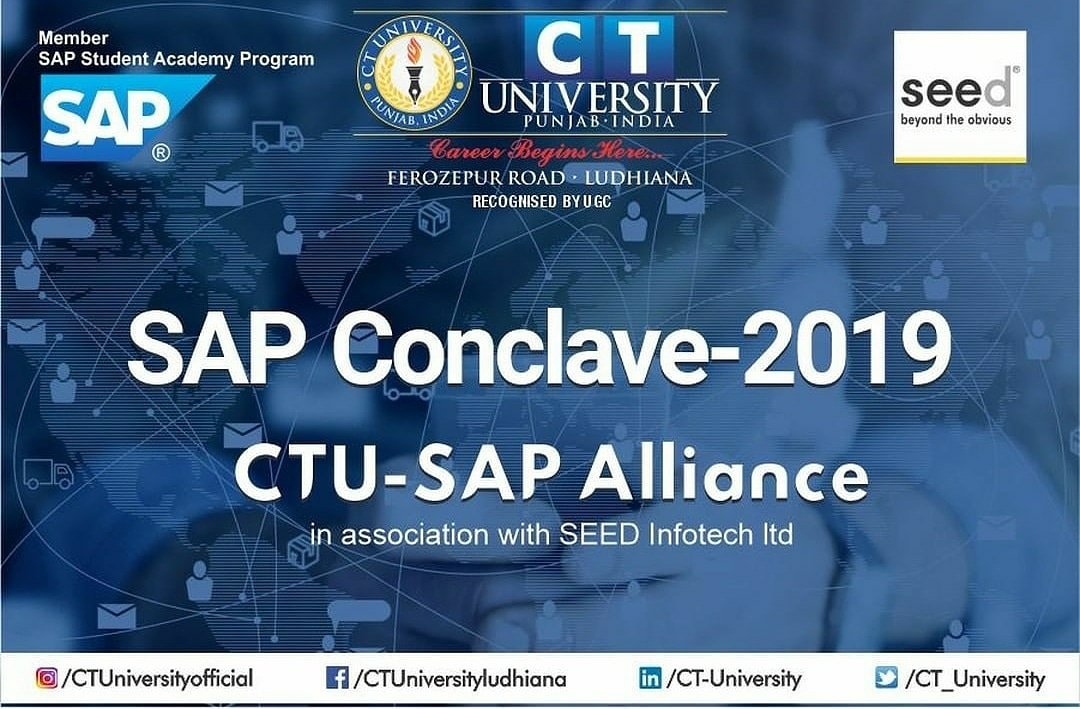 seed_workshops's tweet image. Be ready for SAP Conclave Workshop- 2019
Join us @ CTU-SAP Alliance
Date- 11 Nov&apos;19
#sap #sapalliance #sapworkshop #workshop