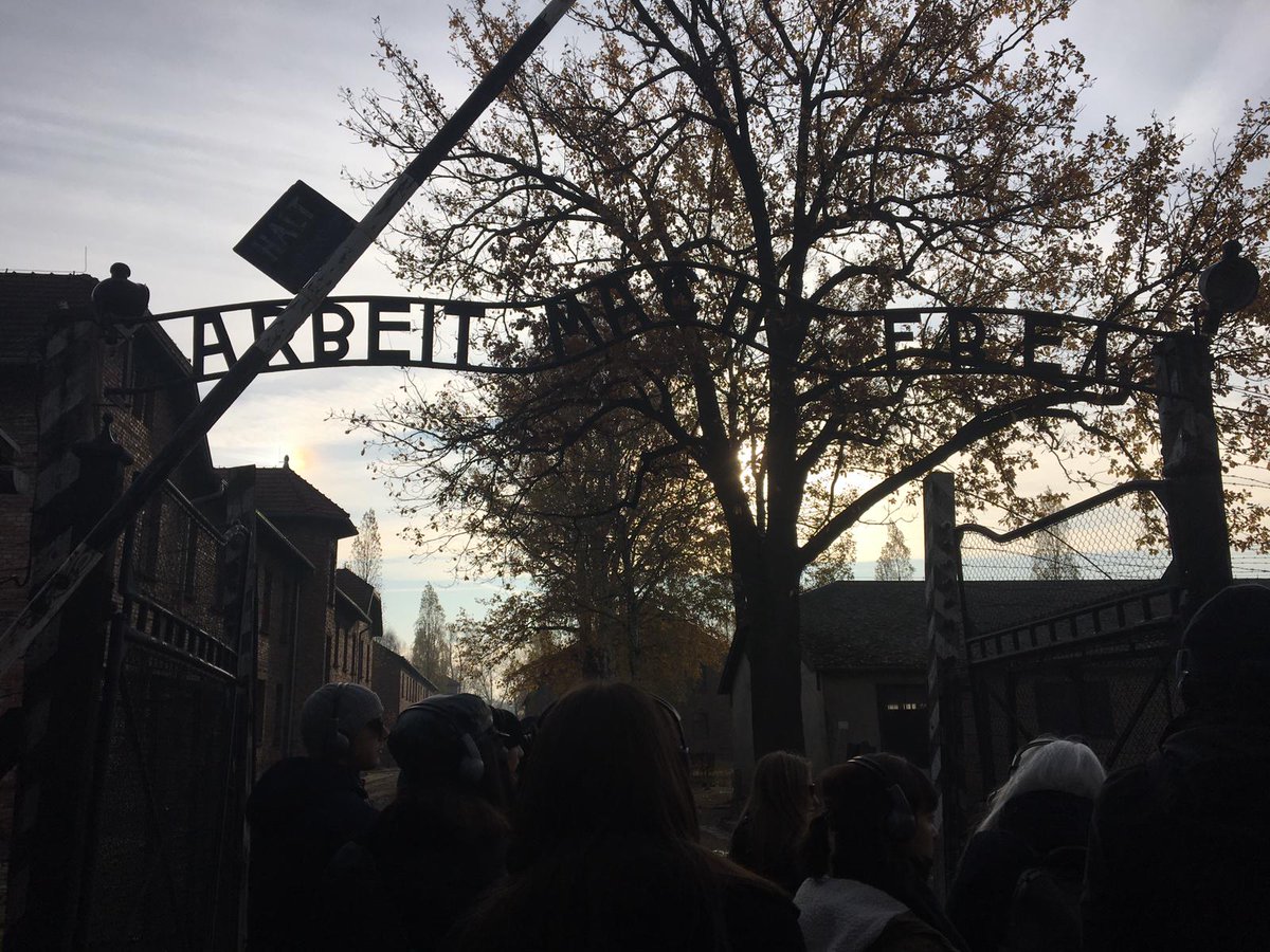 Oggi mia figlia è con la sua classe ad #Auschwitz e mi scrive "mamma ti risparmio le immagini peggiori. È terribile ". E io penso.. per fortuna che c è una generazione diversa. Diversa da tutto l'orrore passato e purtroppo in parte presente.