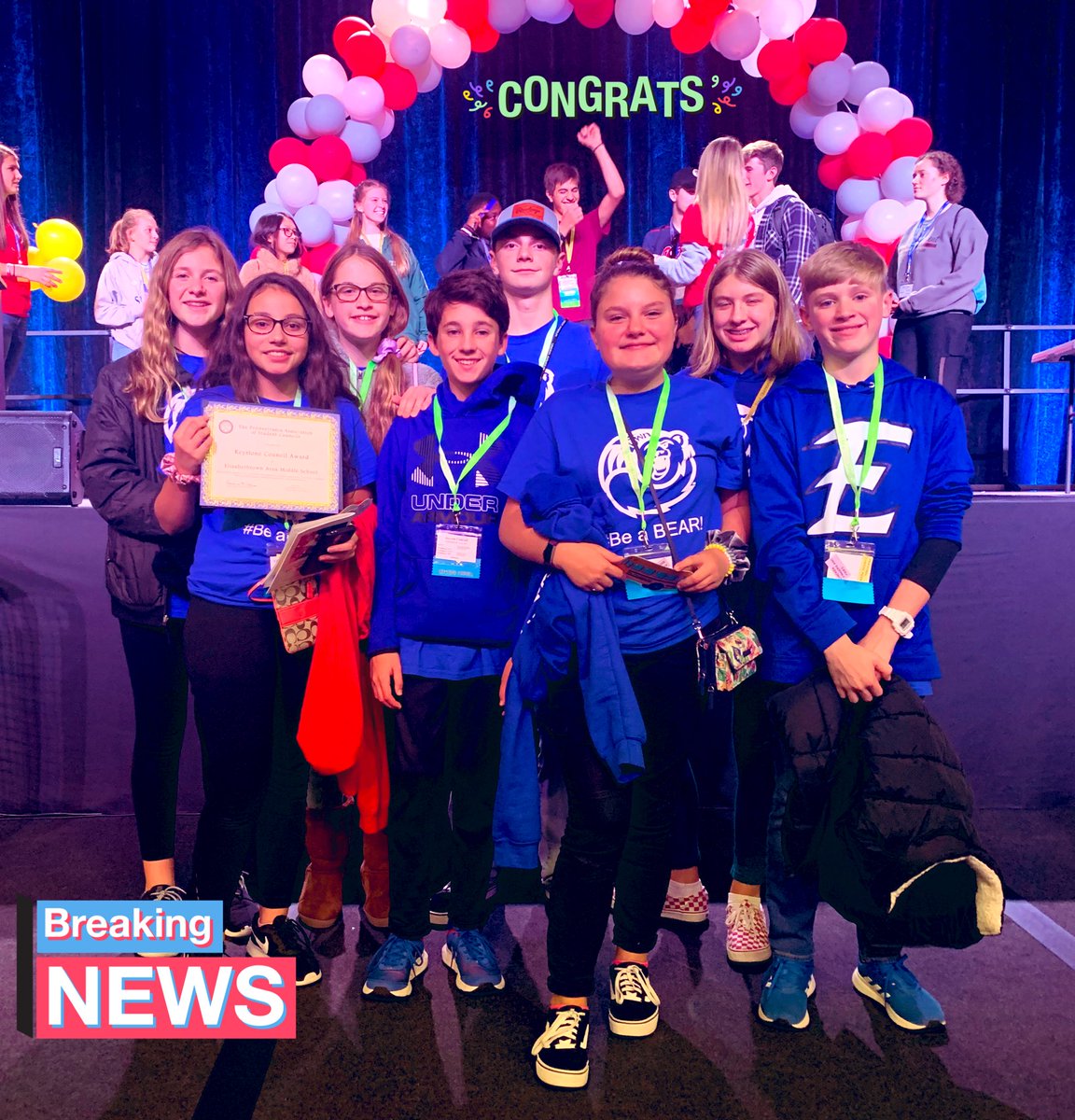 Math__Life's tweet image. EAMS STUCO always doing amazing things.  Earned the MS Keystone Council Award @ the State Conference.  Special thanks to previous and current STUCO members for all the hard work to make this possible.  @KaraSchoessler @EtownAreaMS @eams_stuco @StucoEAHS @MrsHartenstine