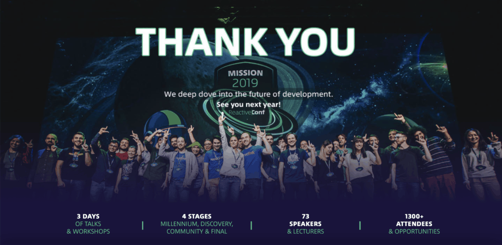 pl_typeofweb's tweet photo. Napisałem krótką relację z #ReactiveConf 2019. Tym razem nieco z innej perspektywy — jako partner i VIP 🤑 Prowadziłem też warsztat z #ReasonML #GoReactive Więcej we wpisie, a także informacja o zniżkach na bilety na kolejną edycję :)
https://t.co/HTp84mEhZd https://t.co/oHretsHn9X