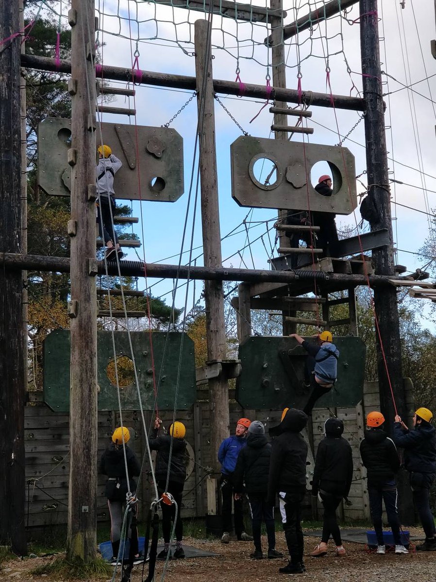 rscavan's tweet photo. TYs facing some of their fears in the high ropes and giant swing activities in their last few activities of the week. A huge well done to everyone who took part and a massive thank you to Killary Adventure Centre &amp; its staff for their hospitality and care. #TY2019-20 https://t.co/FsCdu3tjLo