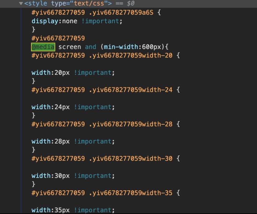koya_stk_t's tweet image. 【HTMLメール】
Yahoo!メールは、
勝手にidとclass名に
「yiv + 乱数」を自動付与してくる謎仕様がある。
HTMLメールは、media queryは基本使わず
インラインcssで書かないといけないのは
こうしたメーラーごとの事情もあるのかも。
webサイト制作とHTMLメールの違いだなあ。
#HTMLメール
#Yahoo