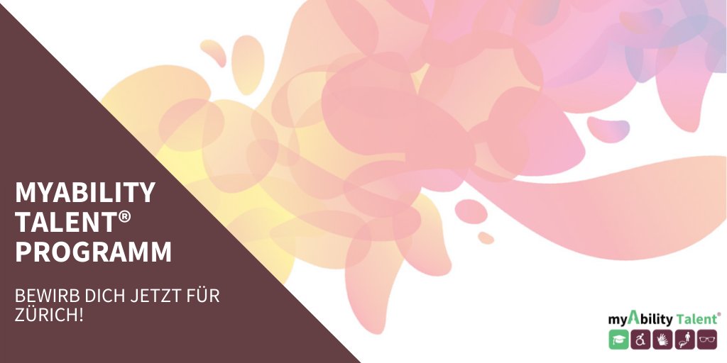 myAbility_jobs's tweet image. Bewirb dich jetzt für das #myAbility Talent Programm in Zürich! Die Bewerbungsfrist endet am 29.12.! karriere.myability.jobs/talent-program…