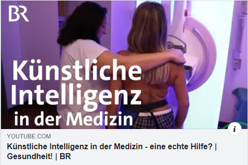 BVMed's tweet photo. Unser #MedTech-Video der Woche zu Künstlicher Intelligenz #KI in der Medizin:
https://t.co/Yj5E8ZoN9o
#iammedtech #medizintechnik #videoderwoche #KünstlicheIntelligenz #Patientenversorgung #Brustkrebsvorsorge #Mammographie #Radiologie #Darmspiegelung @BR_Presse https://t.co/KSfEIXn5ee