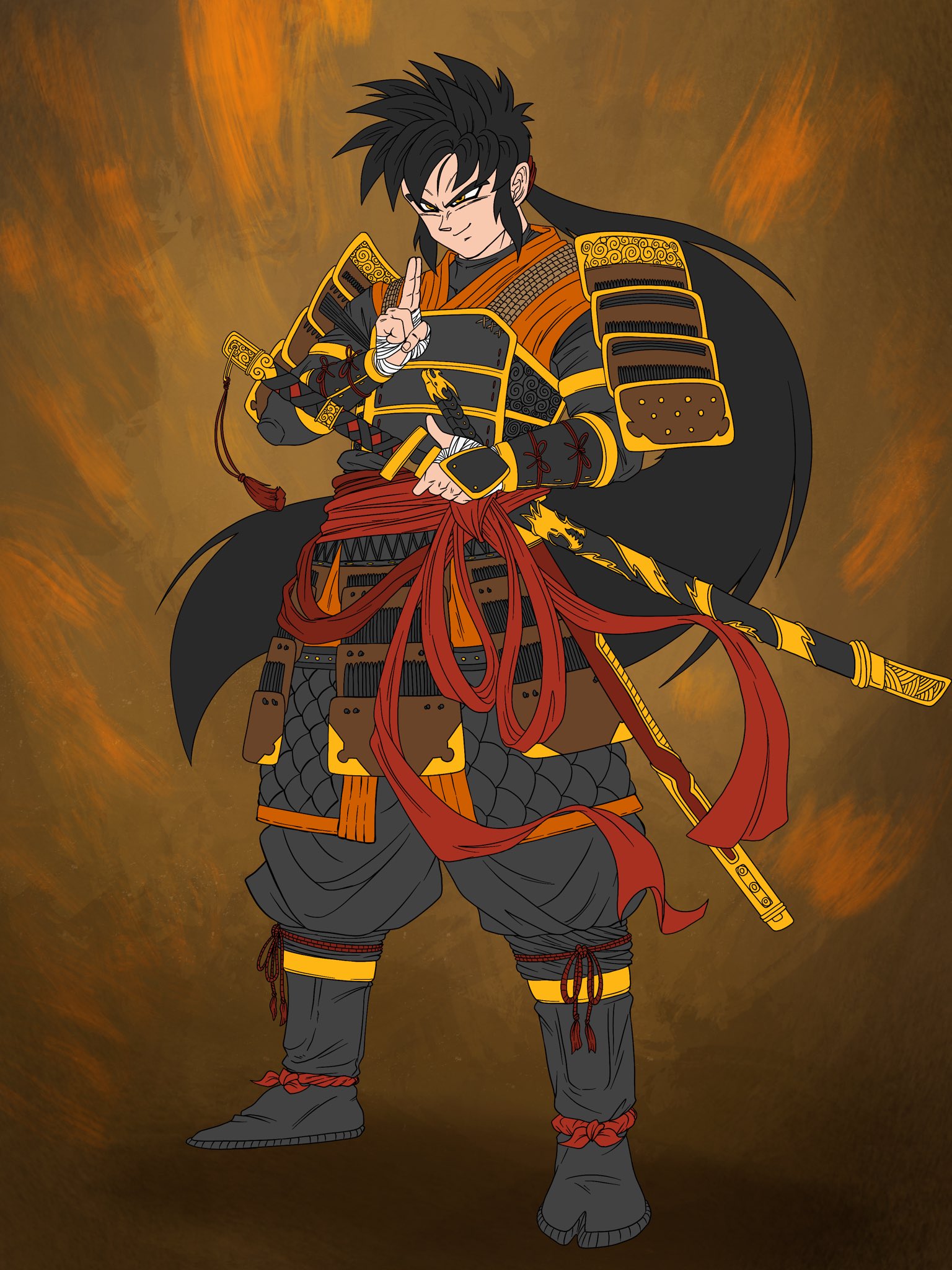 Daffduff Art Commissions Closed On Twitter A Drawing I Really Need To Finish Inspired By The Phenomenal Concept By Kenji 893 This Is My Dragonball Oc Ryu In Samurai Gear Https T Co 5ki3mgjipd