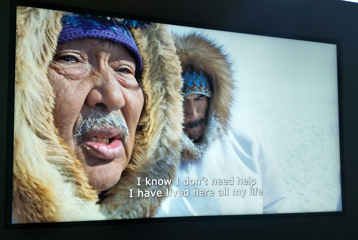 Jessica_Row's tweet image. #Canadapavilion by #Isuma at @labiennale In UN Year of Indigenous Languages 'One Day in the Life of Noah Piugattuk' considers forced relocation from Inuit perspective: isuma.tv
#MayYouLiveInInterestingTimes #biennalearte2019 #labiennale #venicebiennale